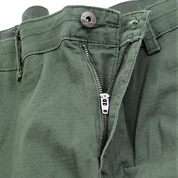 New Weatherproof Size 44  Men's Ripstop Utility Shorts 10" Inseam Ivy Green WP - Picture 5 of 12